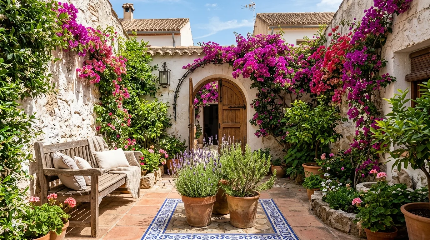 9 Mediterranean Courtyard Garden Ideas for a Relaxing Space