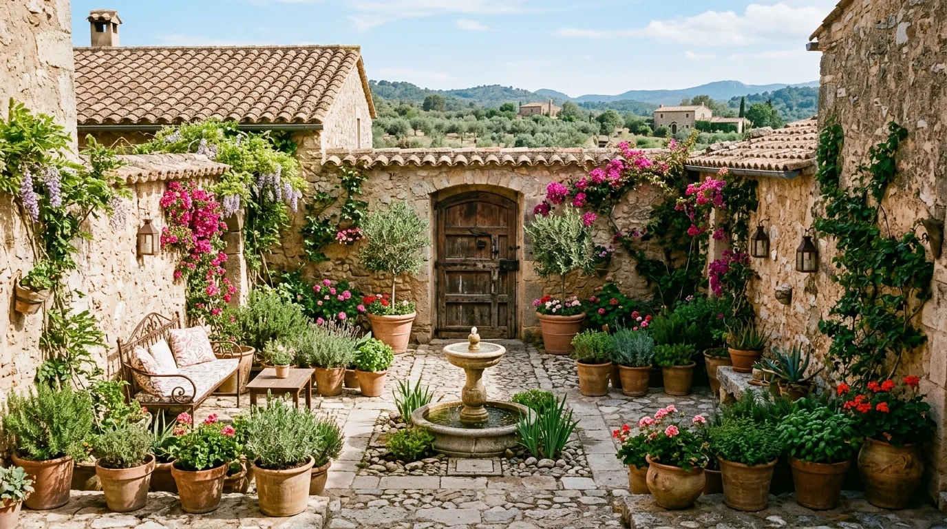 Mix gravel with larger stone details