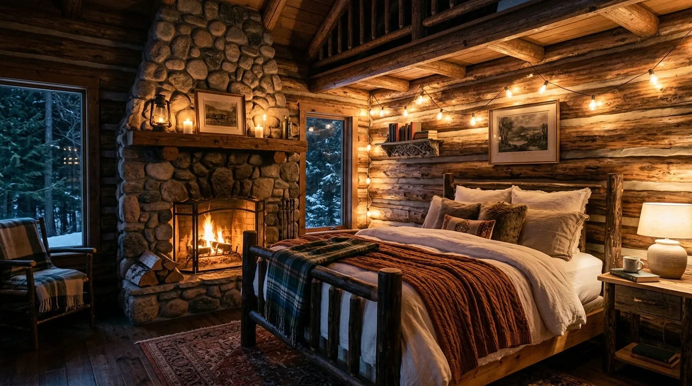 10 Romantic Log Cabin Bedroom Ideas for a Cozy and Peaceful Retreat