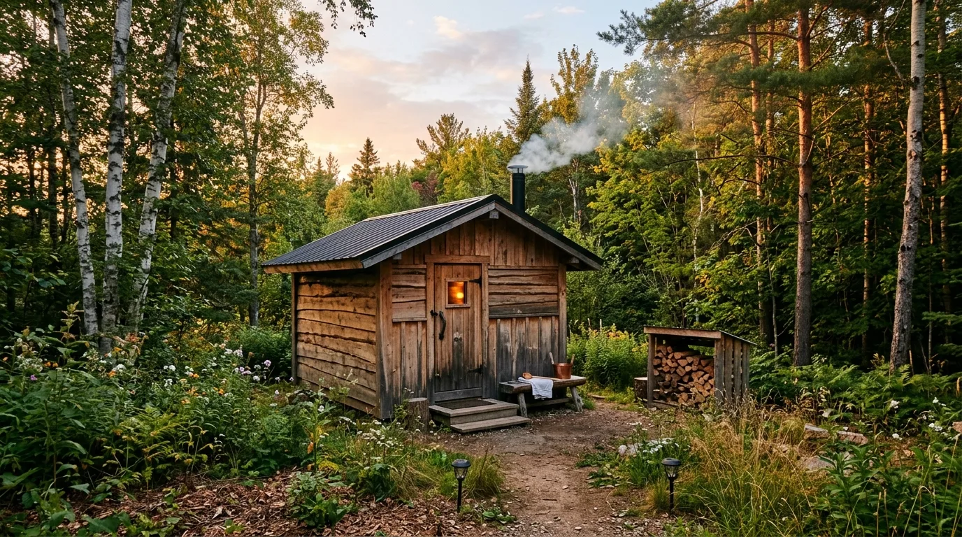 11 Wood Fired Sauna Design Ideas for a Relaxing Backyard Wellness Space
