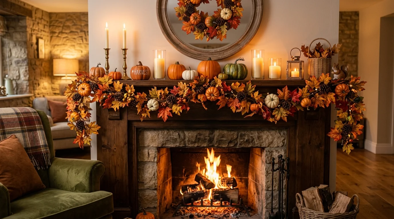Add a cozy Thanksgiving centerpiece