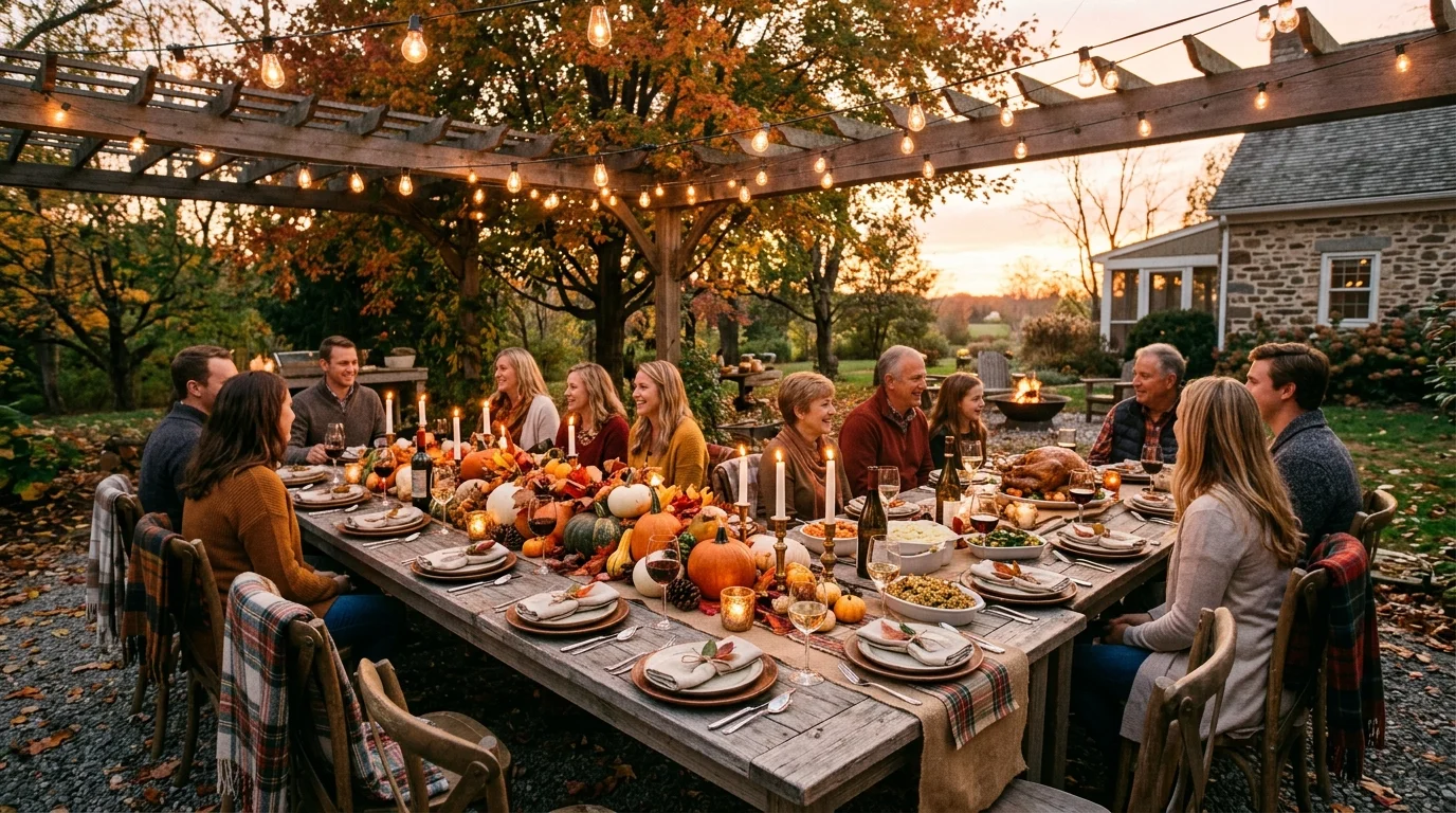 9 Outdoor Thanksgiving Table Ideas for a Beautiful Holiday Dining Experience