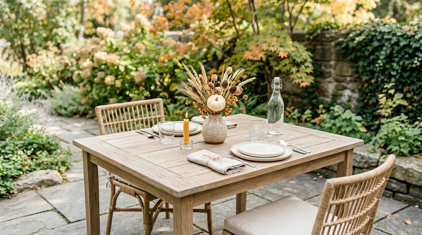 Create a candlelit centerpiece