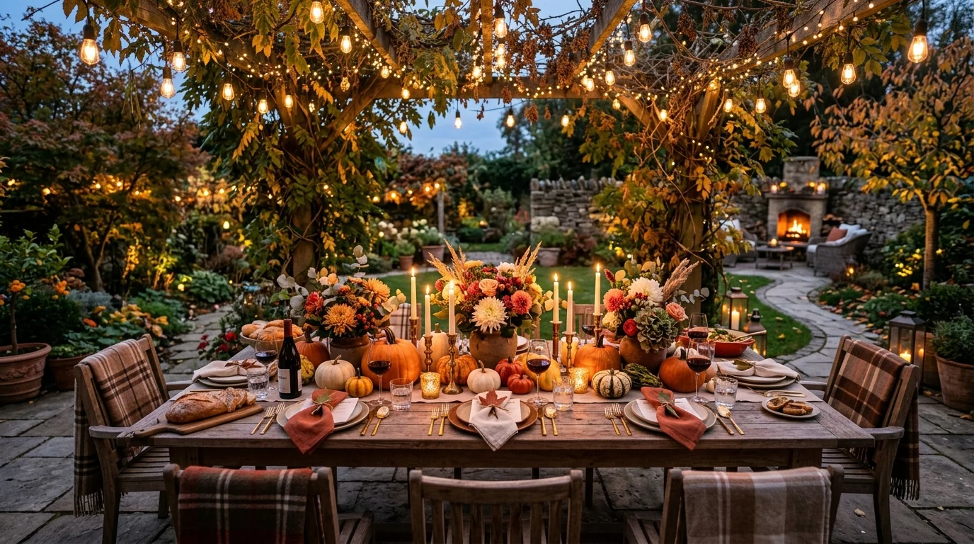 Use copper or gold accents