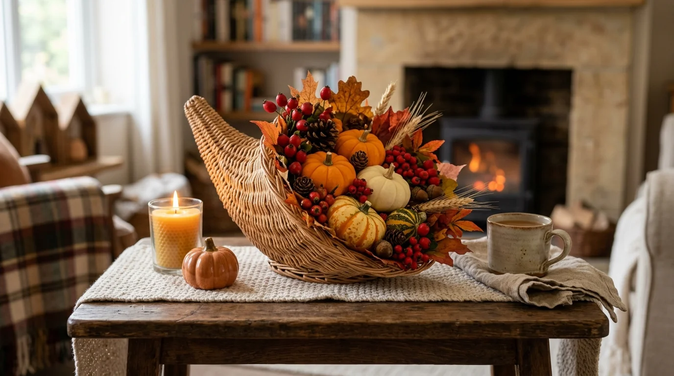 Create a dramatic mantel arrangement