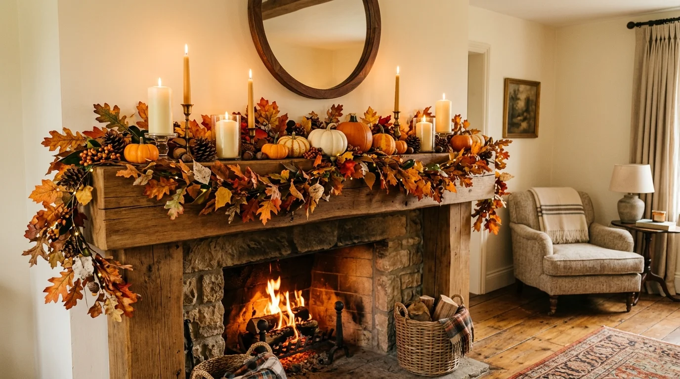 Style a rustic outdoor table