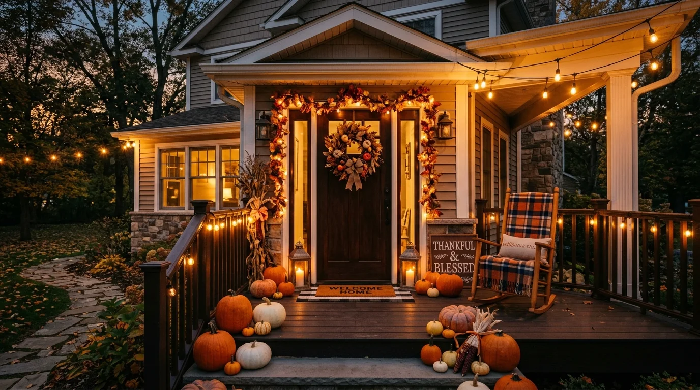 9 Outdoor Thanksgiving Decorating Ideas for a Warm and Welcoming Celebration