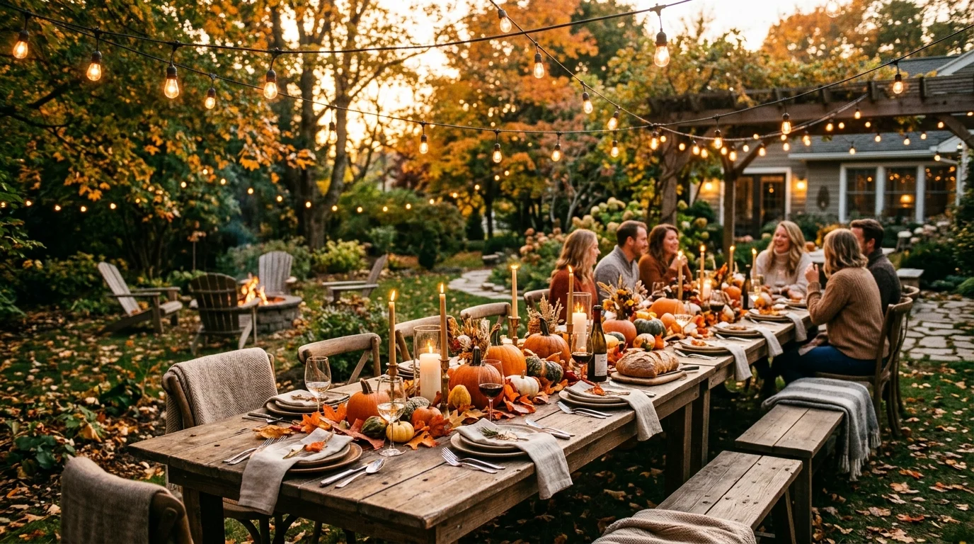 Add a Thanksgiving wreath