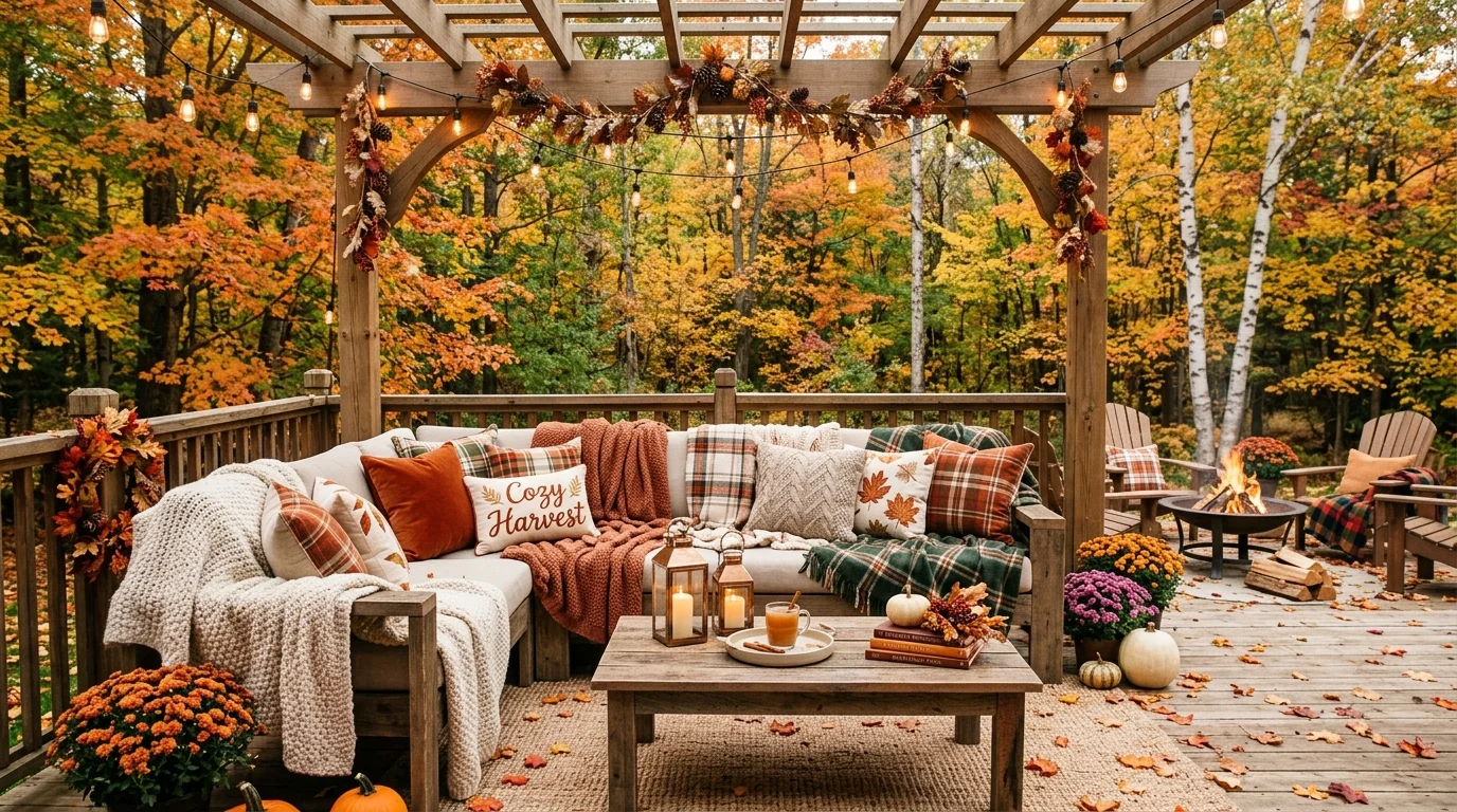 Use lanterns along the walkway