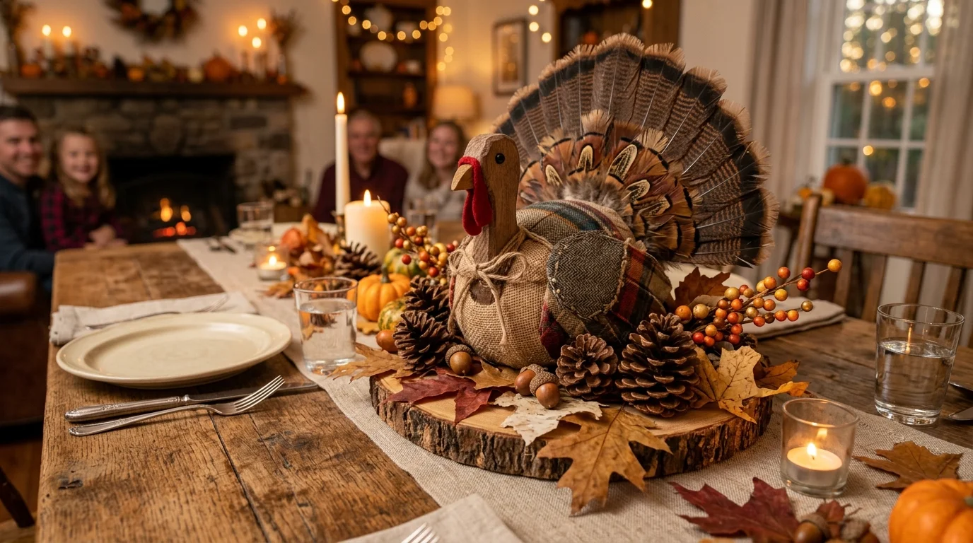 Add small turkey place cards