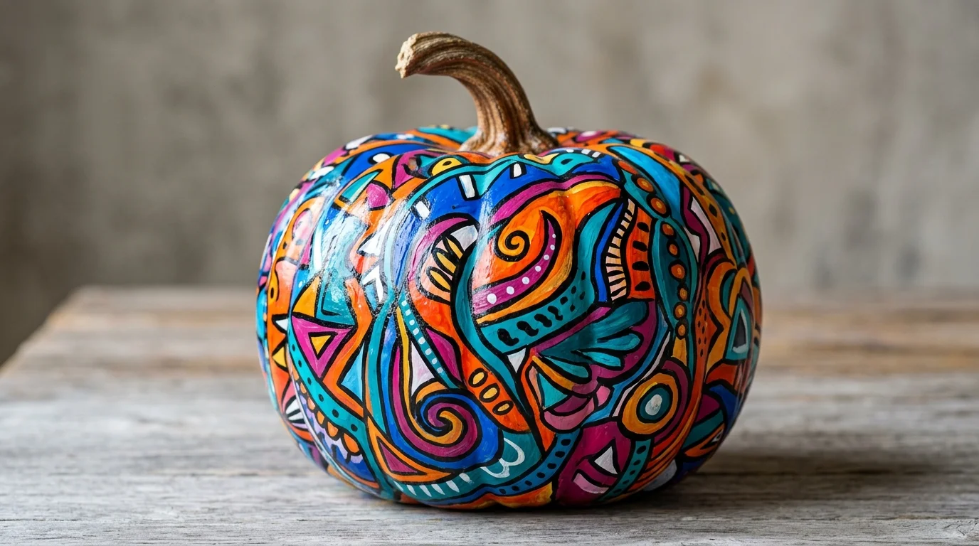 Use lettered pumpkin messages