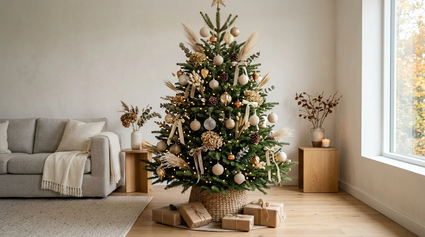 Add mini pumpkin ornaments