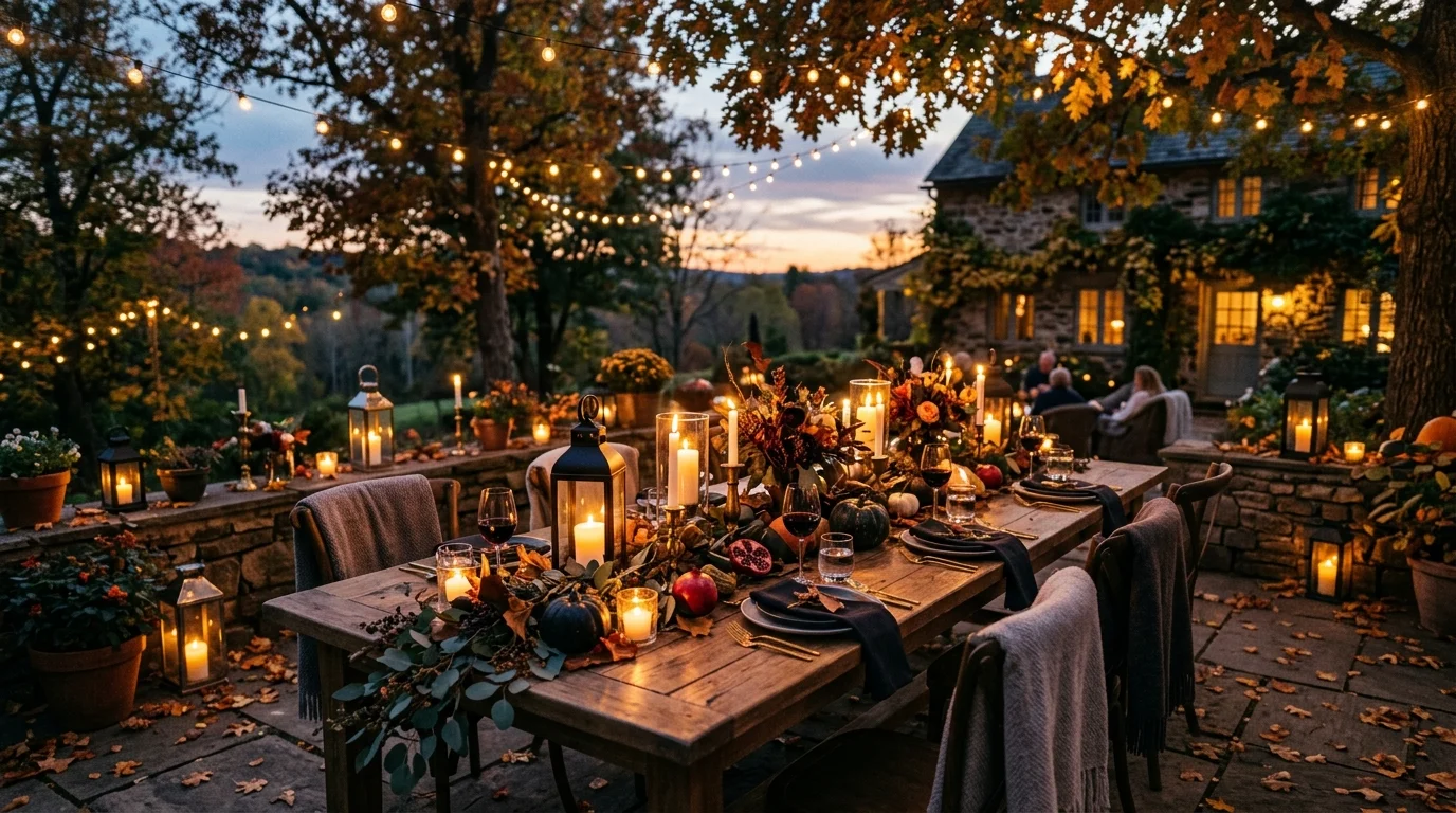 Mix brass or antique gold accents