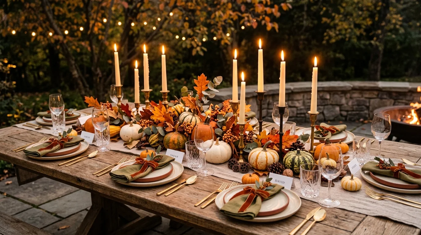 9 Fall Tablescape Ideas to Impress Guests During Holiday Gatherings