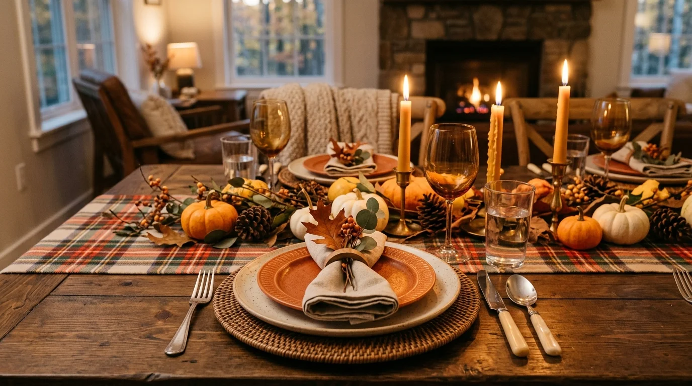 Use pumpkins as centerpiece accents