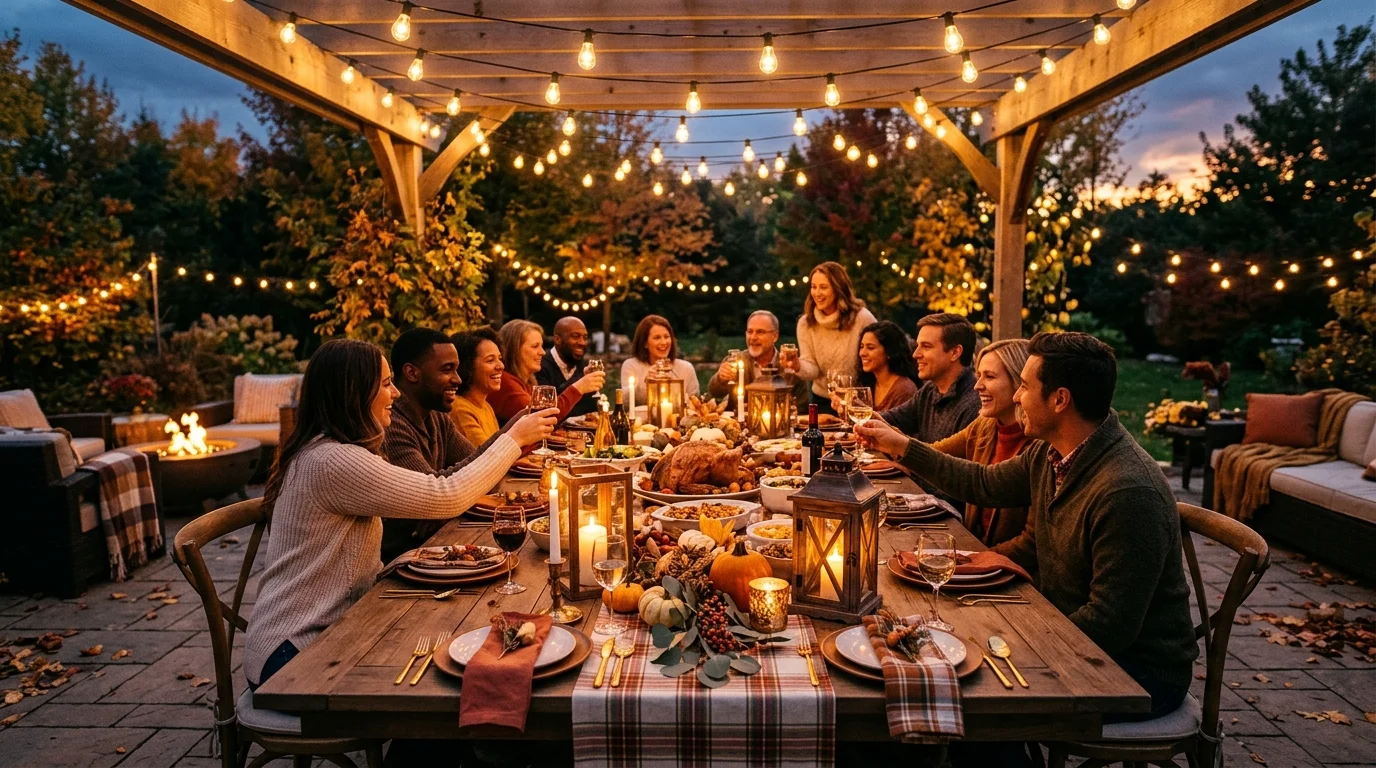 Add candlelight down the center