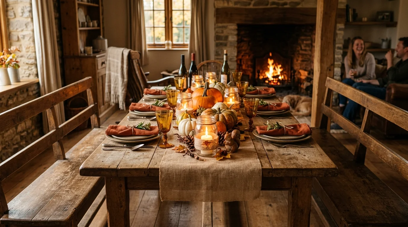 Bring in autumn greenery