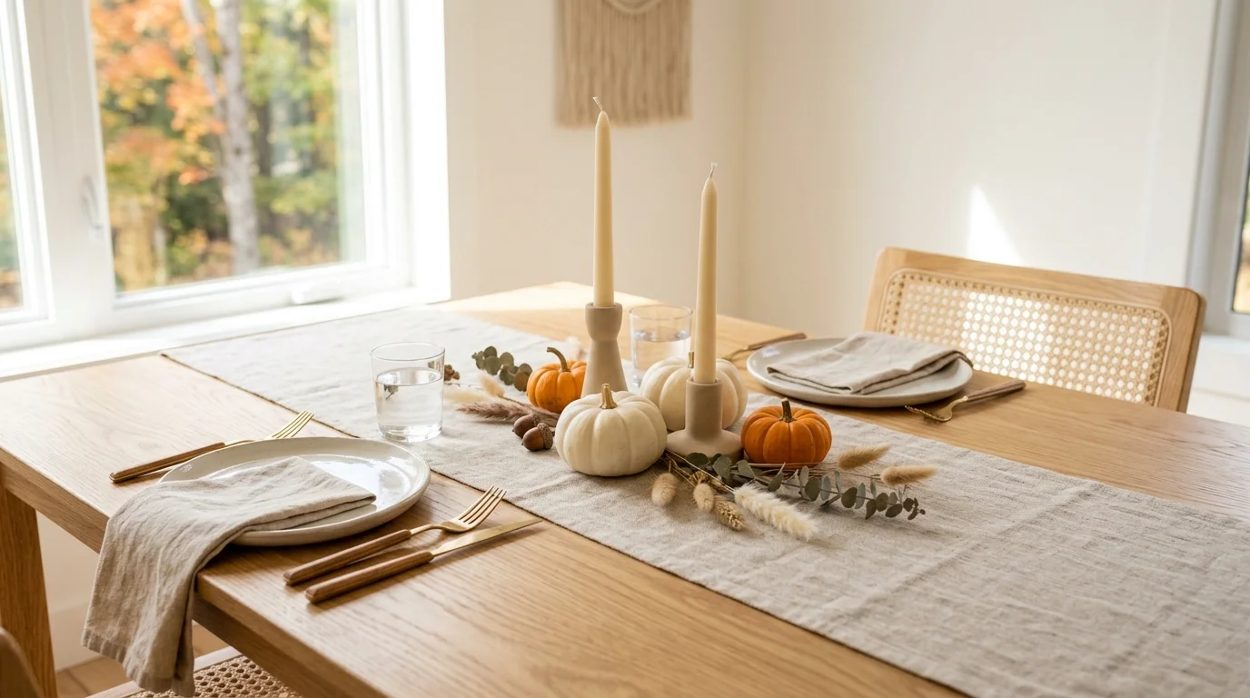 Use cloth napkins with rings or ribbon