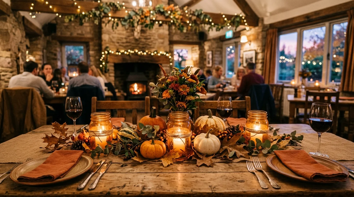 Keep the centerpiece low and balanced