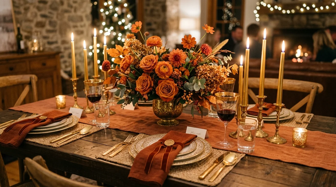 Add brass candle holders