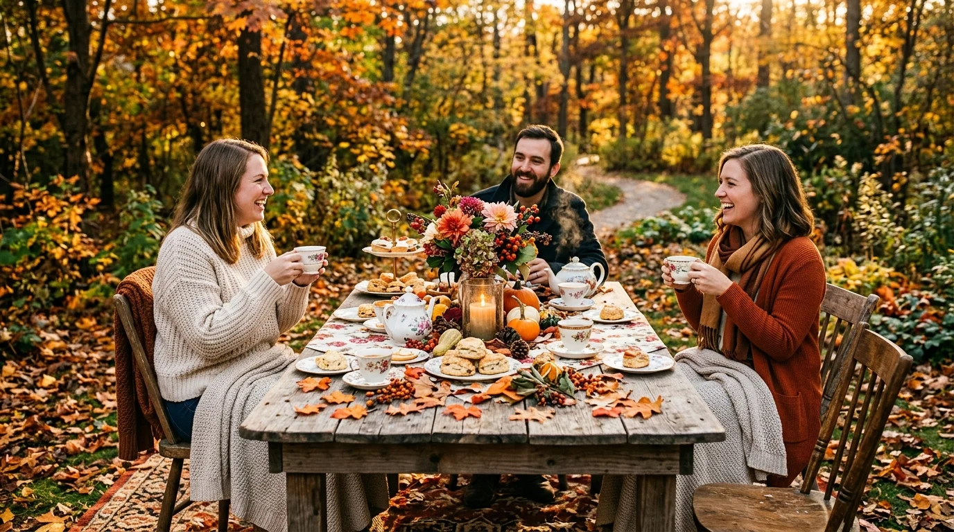12 Autumn Tea Party Ideas for a Charming Outdoor Gathering With Friends