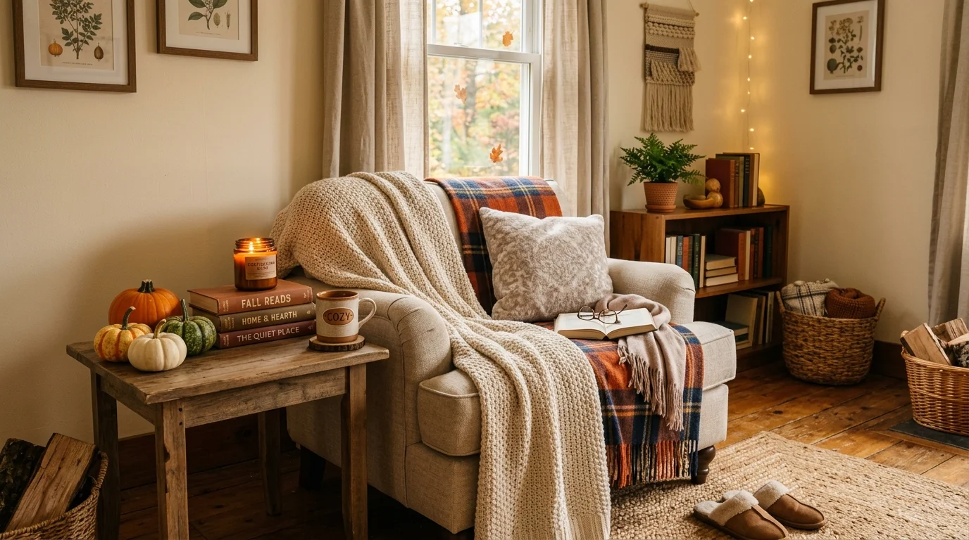 Style shelves in small clusters