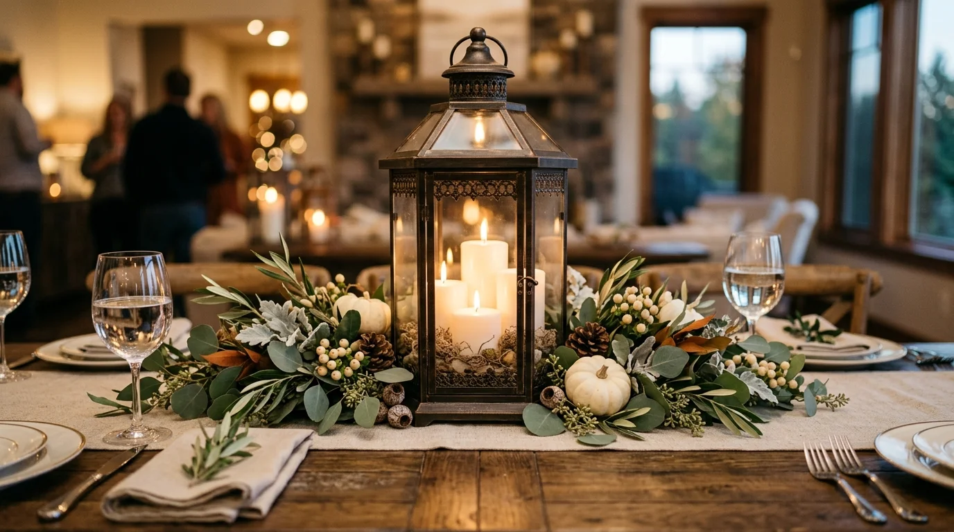 Tie a fall ribbon around the top