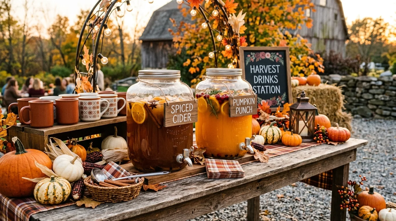 Make a spiced chai latte station