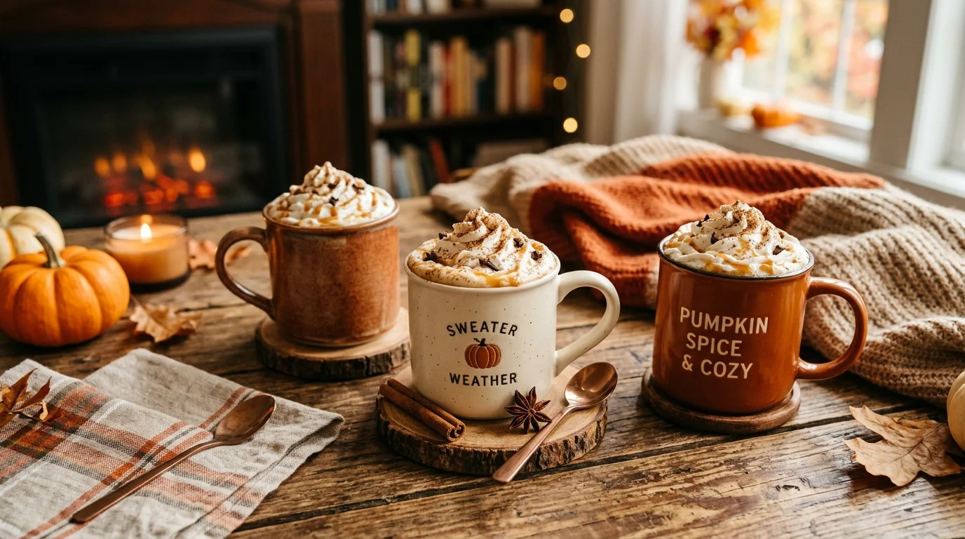 Create caramel apple mocktails