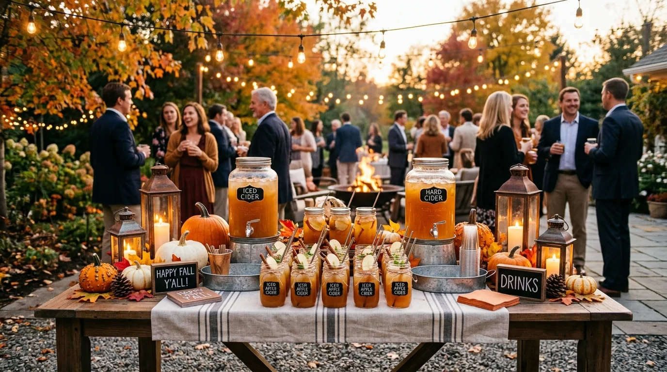 Serve pumpkin spice hot chocolate