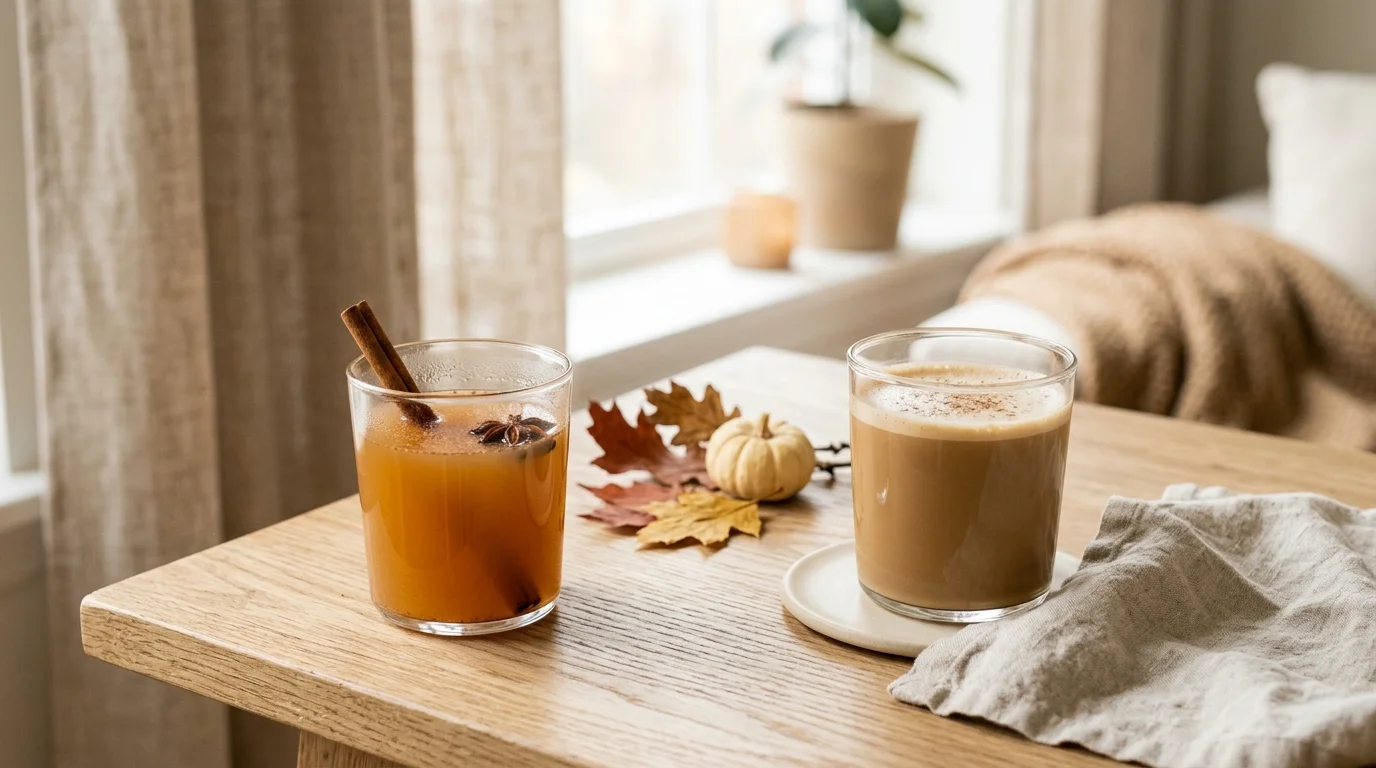 Mix pear and ginger spritzers