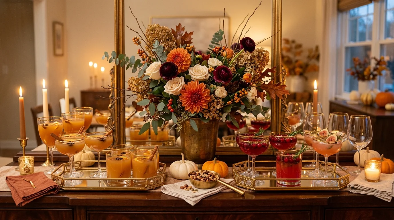 Use apple slices as garnish