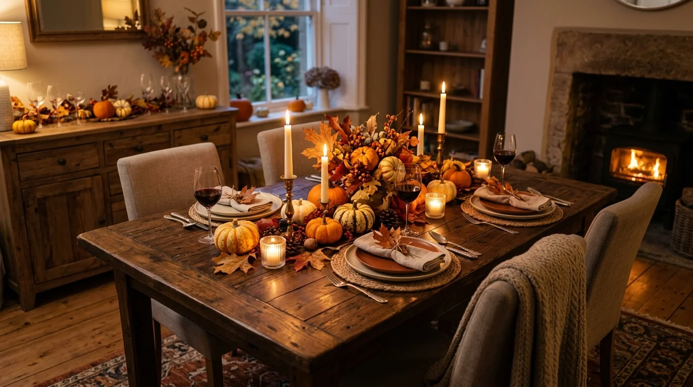 10 Dining Room Table Fall Decorating Ideas for a Cozy Seasonal Look