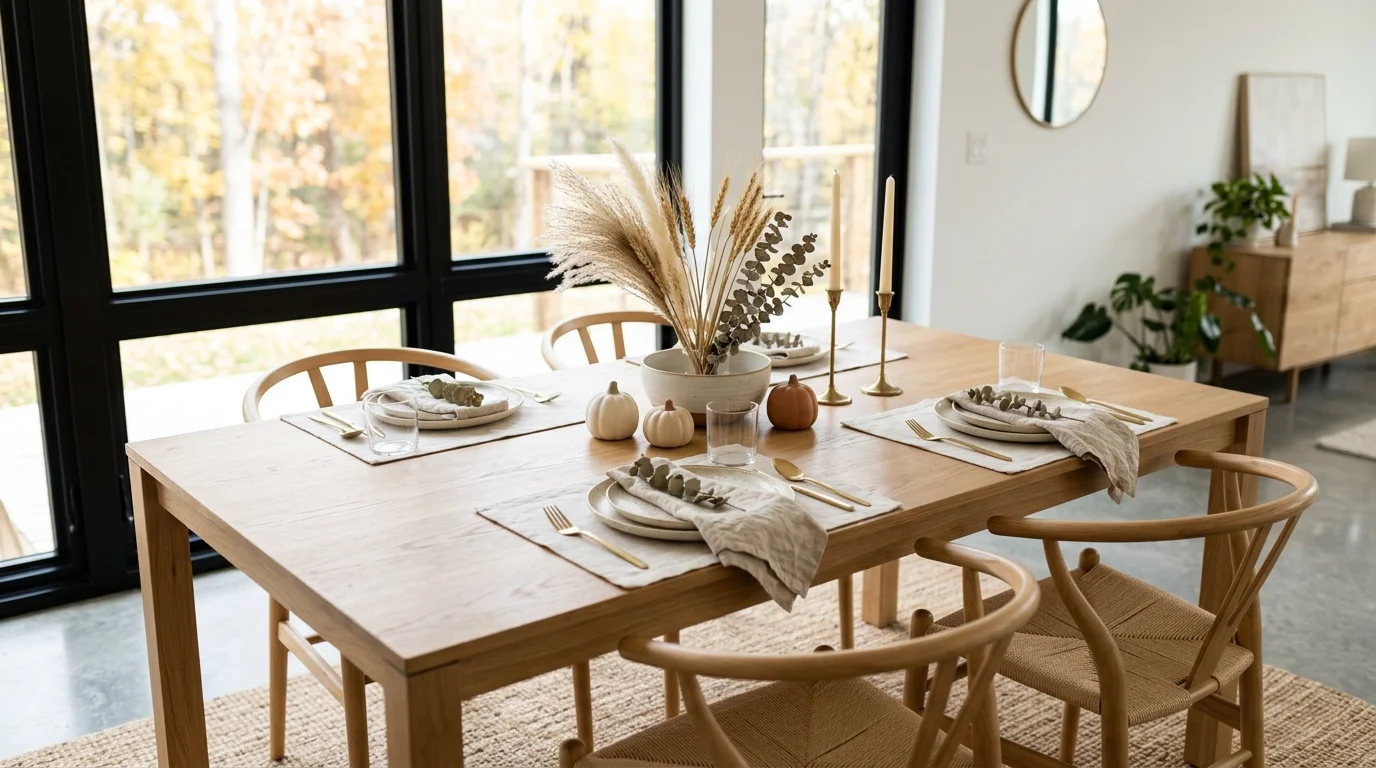 Mix in autumn leaves or branches