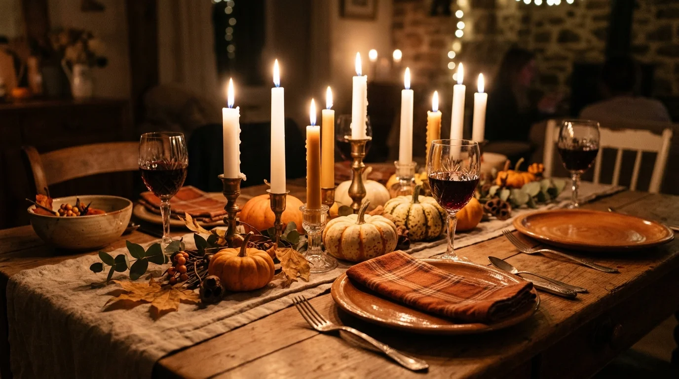 Keep decor low for conversation