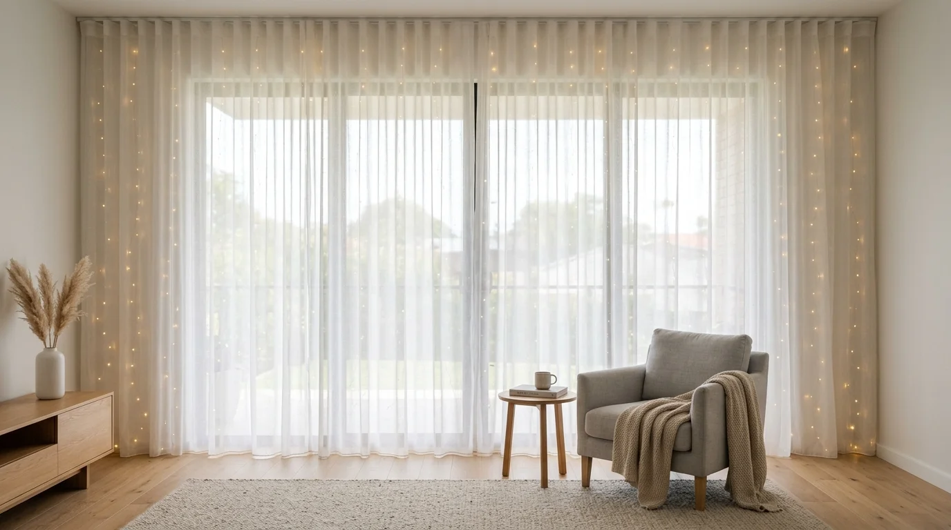 Frame a mirror with lights