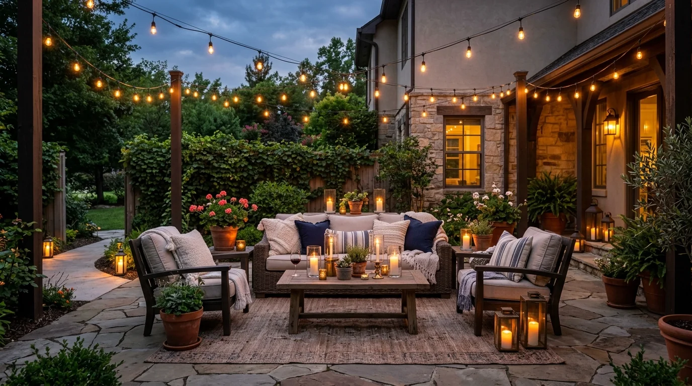 Use lights along open shelves