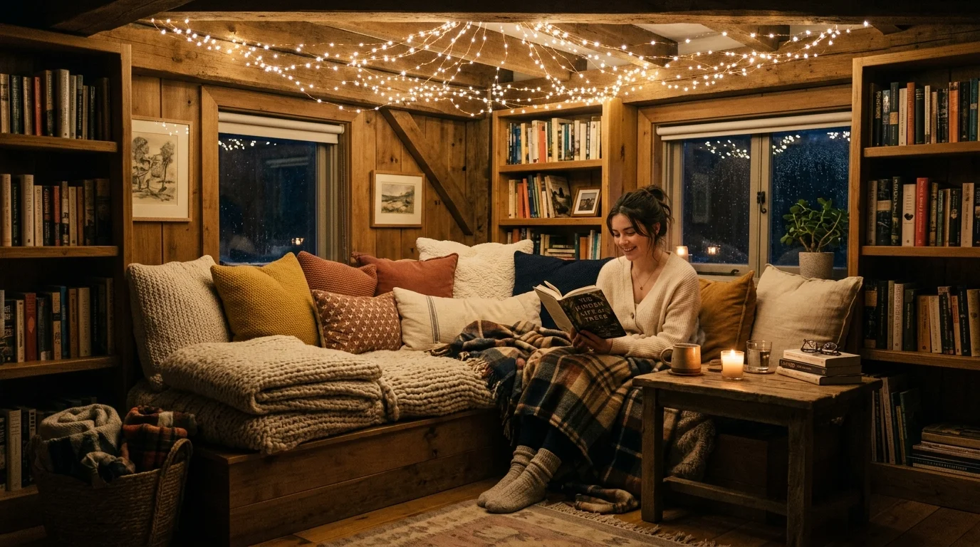 Style lights on a dining table