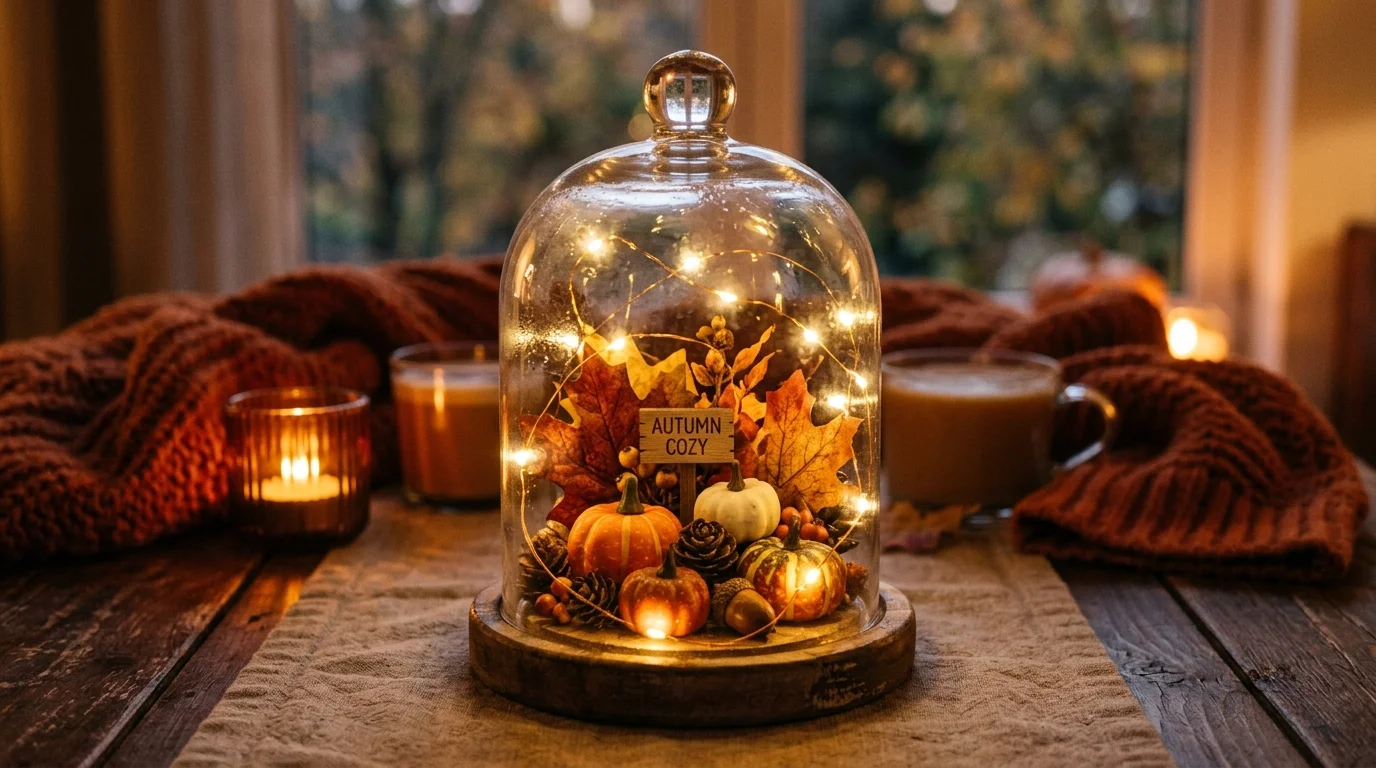 Use cloches on the dining table