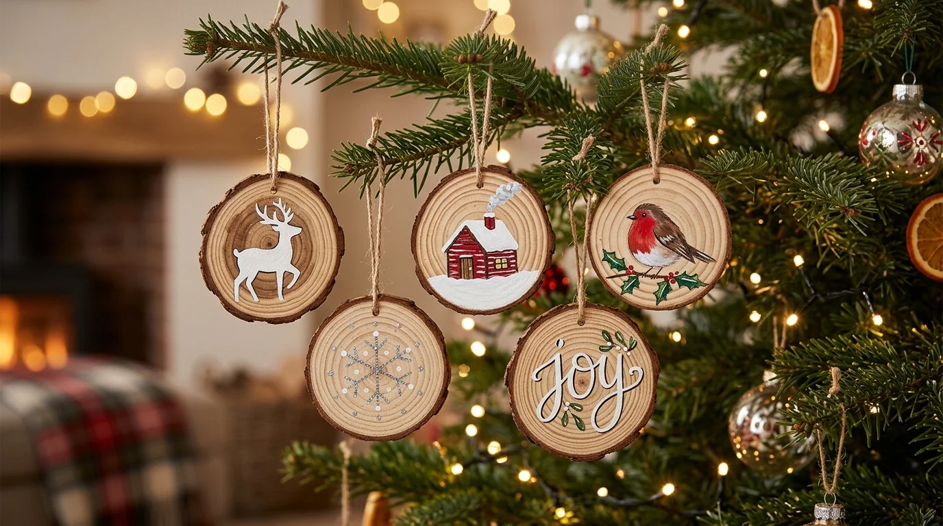 Use cinnamon sticks for mini trees