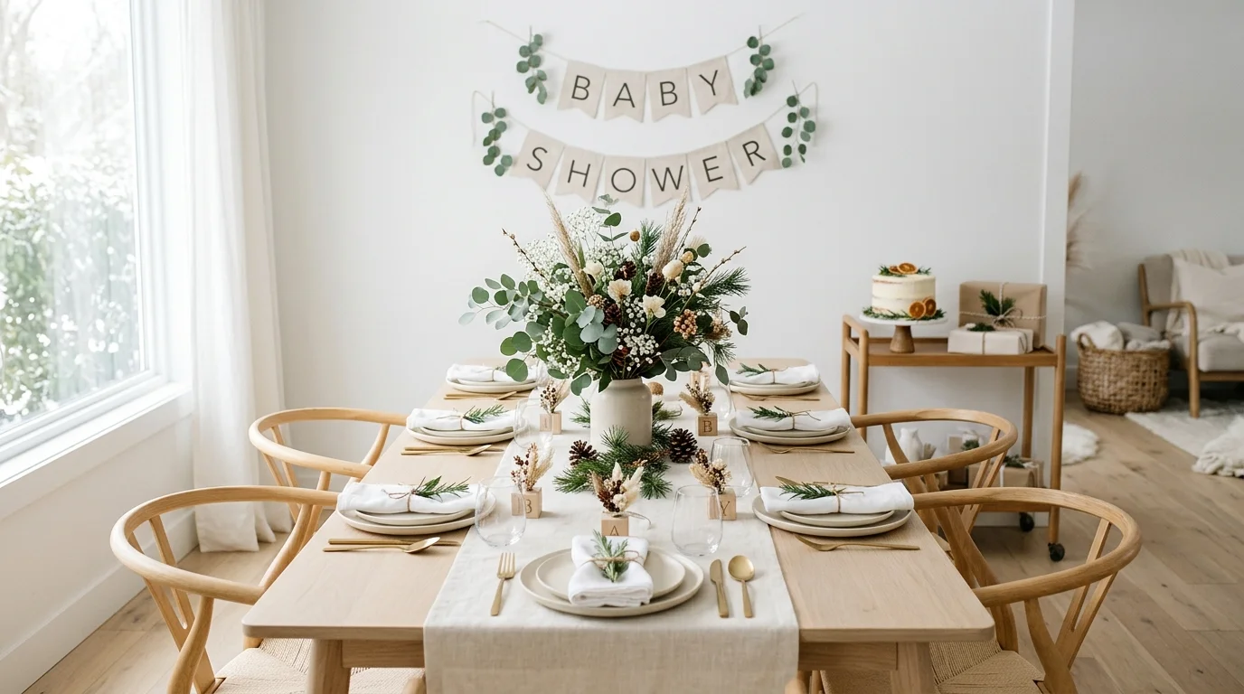 Style a winter dessert table