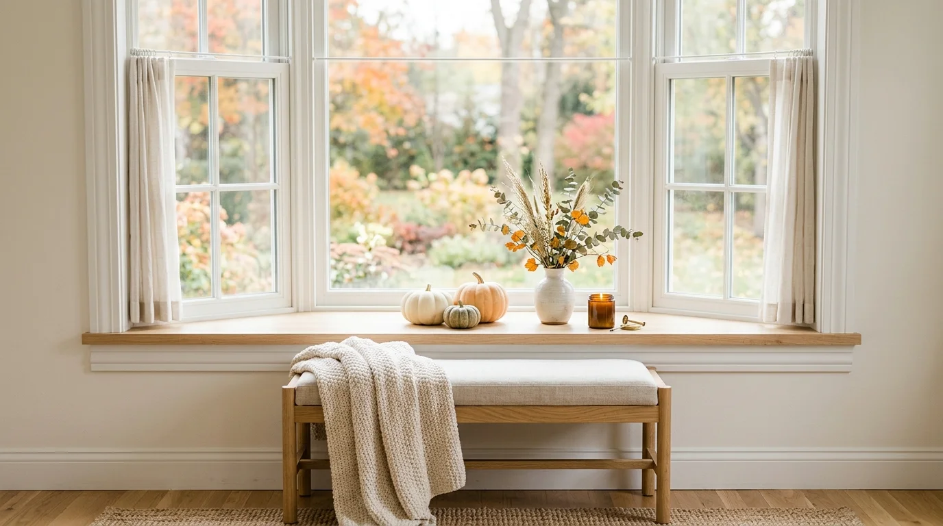 Display branches in tall vases