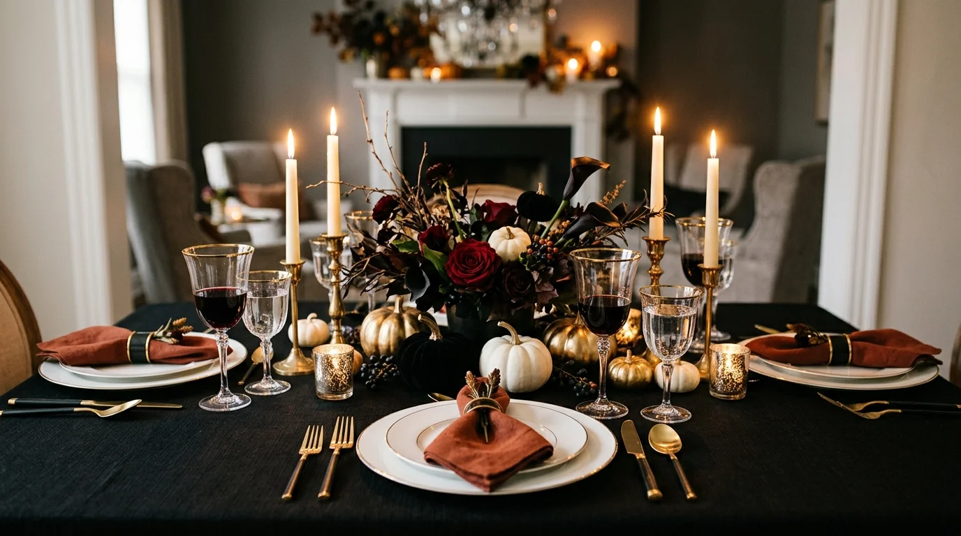 9 Elegant Halloween Table Decor Ideas for a Classy Holiday Dinner