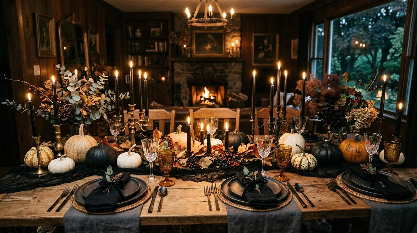 Keep the centerpiece low enough for dinner