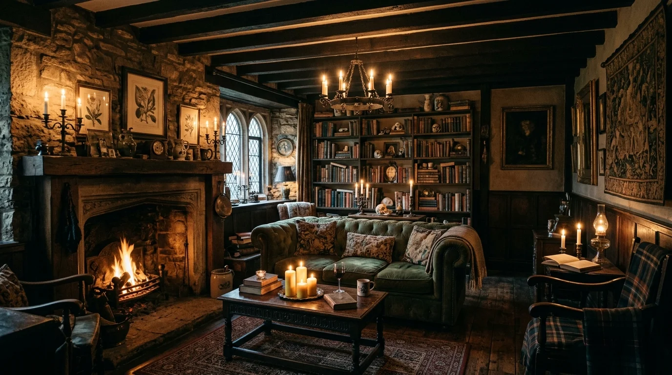 12 Gothic Cottage Style Ideas for a Dark and Romantic Home Design