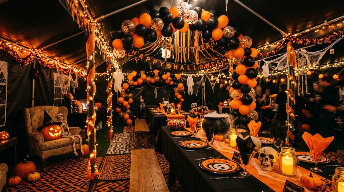 Hang bats and ghosts from the ceiling