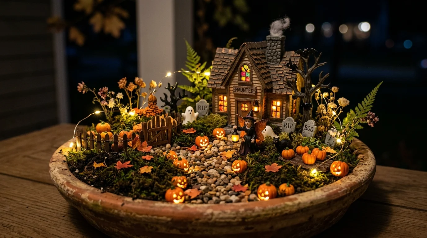 10 Halloween Fairy Garden Ideas for a Cute and Spooky Mini Display