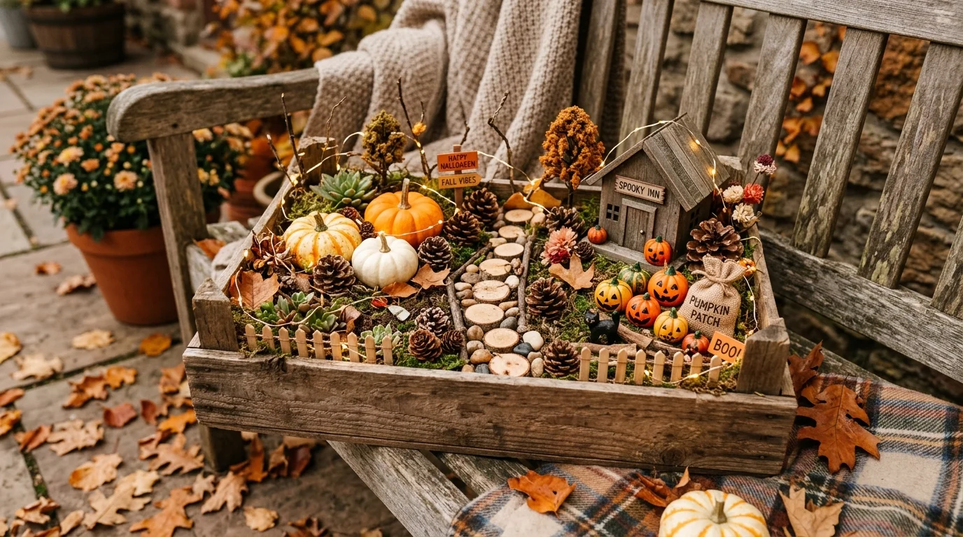 Place tiny ghosts or skeletons