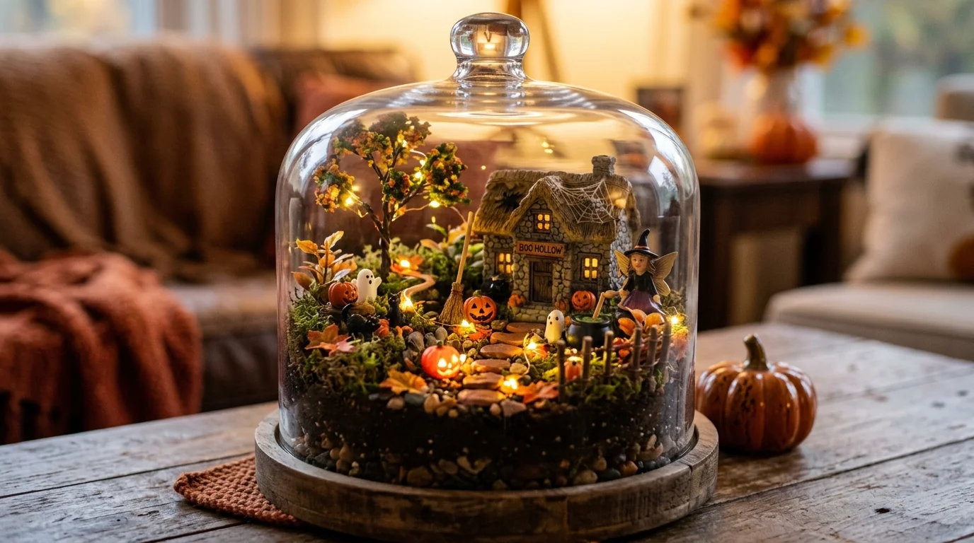 Add a miniature fence or gate