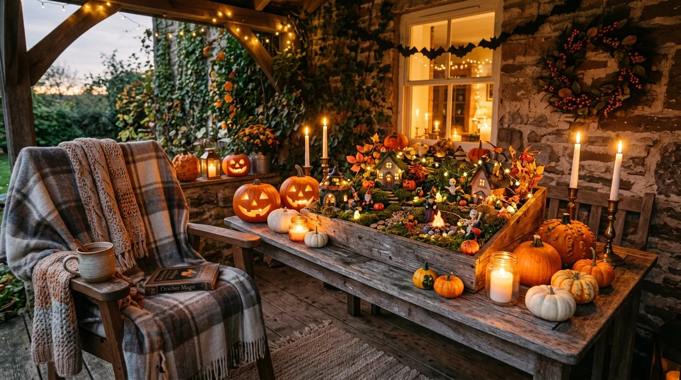 Finish with small signs or props